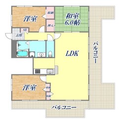 ミストラル芦屋東山の物件間取画像